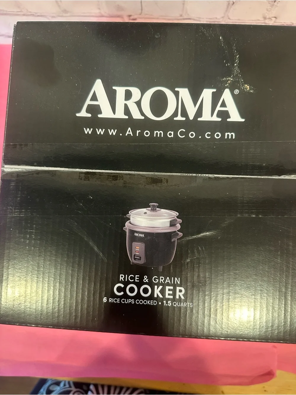 Aroma Rice & Grain Cooker - Black